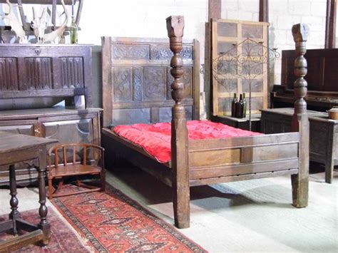 Th Century Carved Oak Four Poster Bed Antiques Atlas