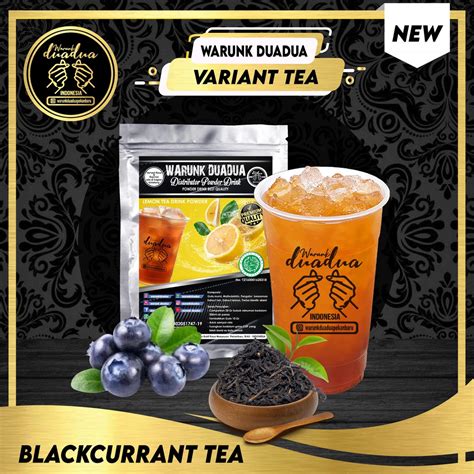 Jual Blackcurrant Tea Kg Bubuk Minuman Premix Rasa Blackcurrant Tea