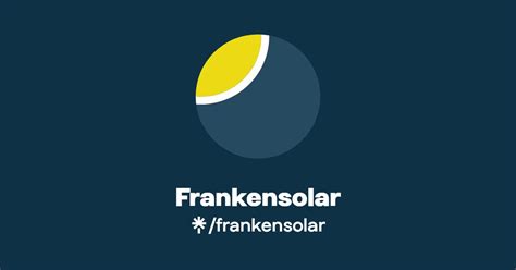 Frankensolar Listen On Youtube Spotify Linktree