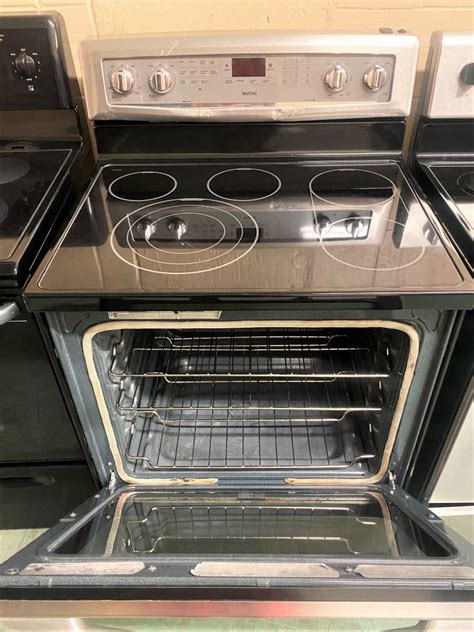 Cuisini Re Po Le Maytag Inox Stove Oven Range Electros Fabuleux