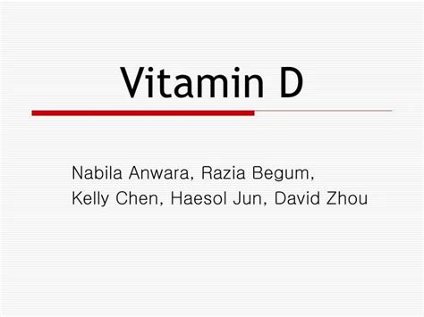 Ppt Vitamin D Powerpoint Presentation Free Download Id6060246