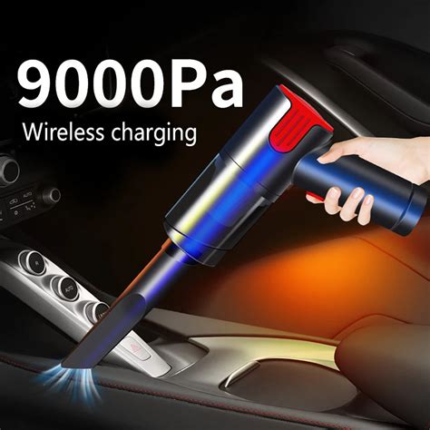 9000pa Handheld Powerful Vacuum Cleaner Portable Wireless Car Vacuum Cleaner For Car Cordless