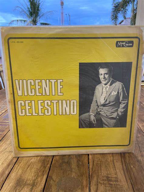 Lp Disco de Vinil Vicente Celestino Item de Música Cdlp Usado