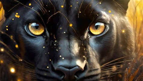 Black Panther Eyes Stock Illustration Illustration Of Carnivore