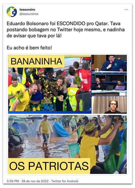 Viagem De Eduardo Bolsonaro Ao Qatar Vira Meme Nas Redes