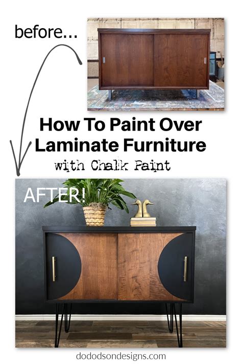 How To Paint Over Laminate Furniture With Chalk Paint