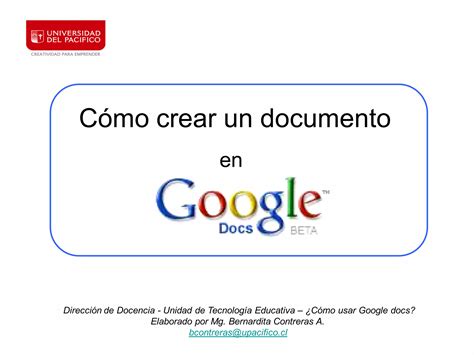 Como Crear Un Documento Compartido En Google Docs PPT