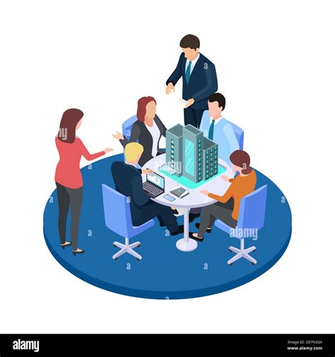 Business Meeting Stock Vector Images Alamy