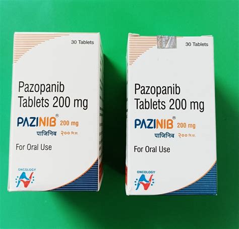 Pazinib Pazopanib 200mg Tablets At Rs 2200 Box New Delhi ID