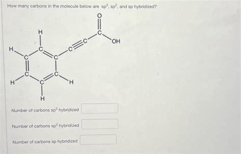 Solved How many sigma and pi does the following molecule | Chegg.com