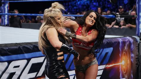 Natalya Def Nikki Bella In Falls Count Anywhere Match WWE