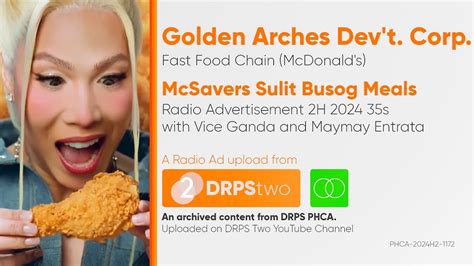 Mcdonald S Mcsavers Sulit Busog Meals Radio Ad 2h 2024 35s [st] Youtube