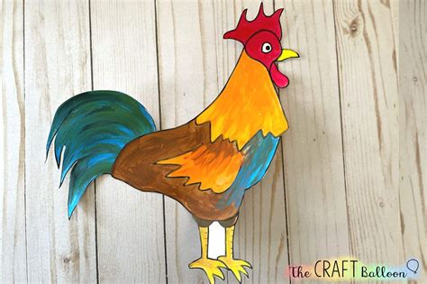 Rooster craft - The Craft Balloon