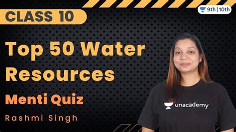 Top Water Resources Menti Quiz Class Rashmi Singh Youtube