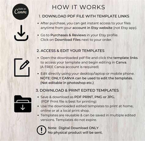 Ring Size Chart Template Editable Printable Jewelry Accessory Rings ...