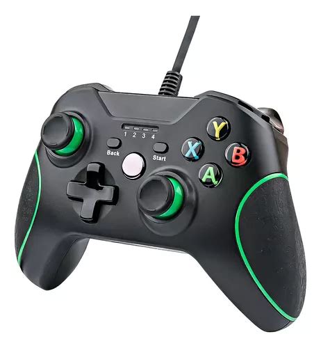 Control Joystick Para Xbox One Cableado Con Puerto Usb Color Negro