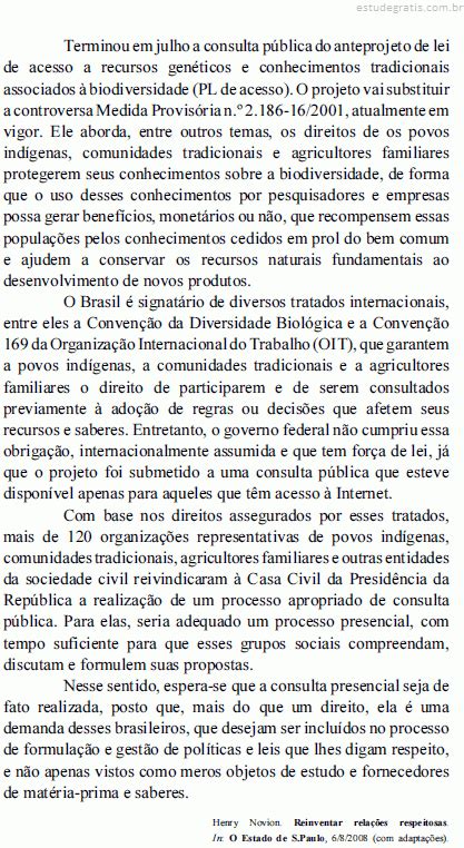 Considerando O Assunto Abordado No Texto Acima Julgue Os