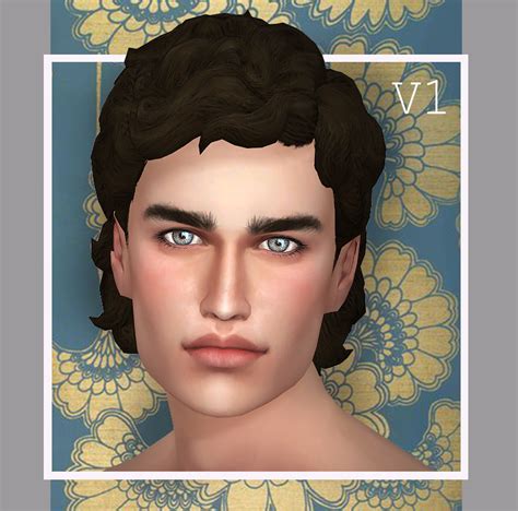 My Sims 4 Blog Curly Madness Hair For Males By Wistfulpoltergeist 60060 Hot Sex Picture