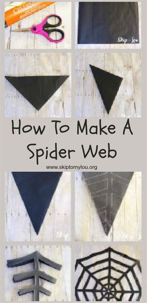 How To Make A Paper Spider Web Artofit