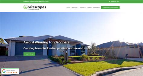 25 Landscaper Website Design Examples for Inspiration