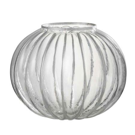 Photophore En Verre Boule Cm Argent