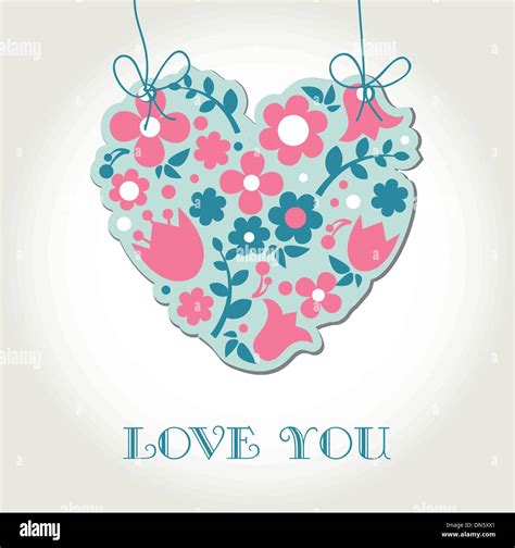 Heart Greetings Stock Vector Images Alamy