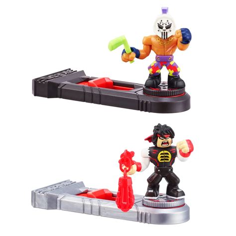 Akedo Ultimate Arcade Warriors Versus Pack Mini Battling Action Figures ...