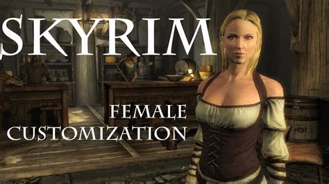 Skyrim Full Character Creation Female Youtube