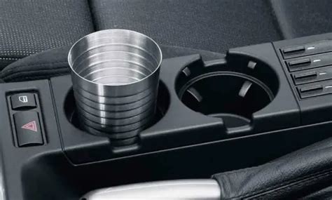 BMW VÉRITABLE PORTE BOISSON GOBELET console avant centrale noir E46 3