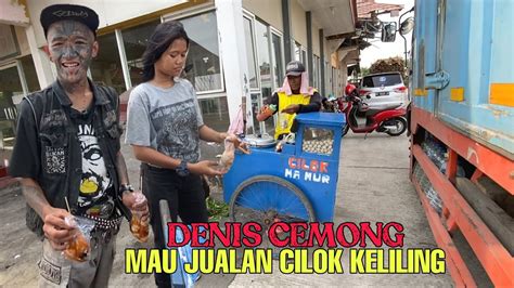 Denis Cemong Sama Pacarnya Risa Beli Cilok Youtube