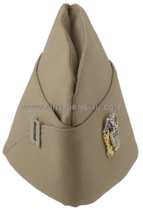 Us Navy Officer Chief Petty Officer Khaki Garrison Cap