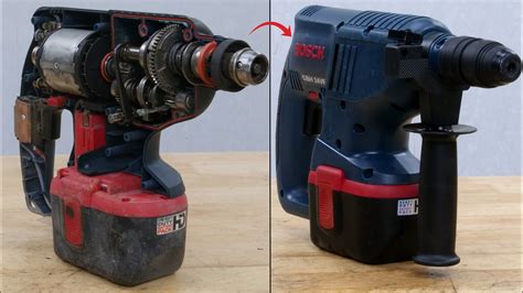 Bosch 24V Rotary Hammer Drill Restoration GBH 24VF YouTube