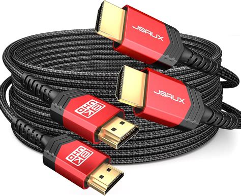 8k Hdmi Cables 21 10ft 2 Pack 48gbps 8k And 4k Ultra High Speed Cords8k