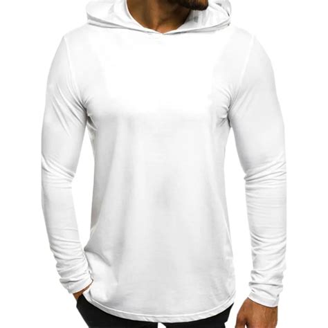 Male Hooded Hoodies Pullover Autumn Solid Brand Male Slim Sweatshirt