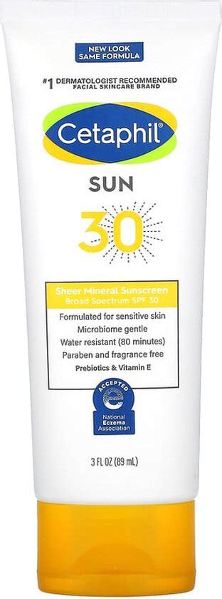 Cetaphil pure minerale zonnebrandcrème SPF 30 89ML bol