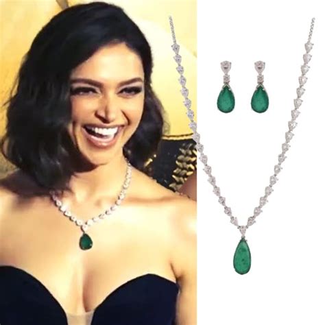 Emerald Necklace Green American Diamond Pendant Necklace Green Pendant