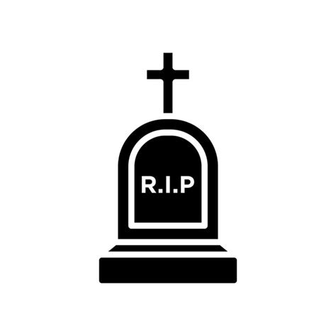 Premium Vector Tombstone Icon Vector Design Template