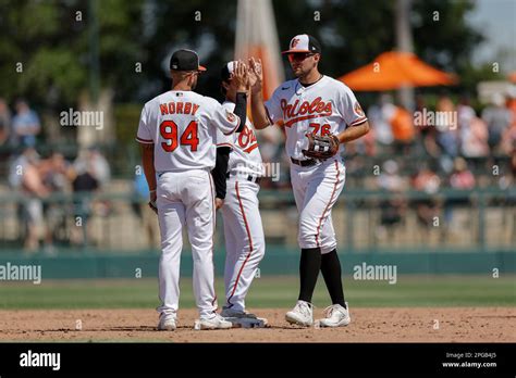 Sarasota Fl Usa Baltimore Orioles Second Baseman Connor Norby 94