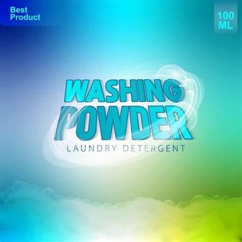 Premium Vector Washing Detergent Powder Design Template