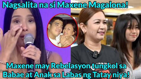 REAKSY0N Ni MAXENE Magalona Sa PAGLANTAD Ng BABAE At ANAK Sa LABAS Ni