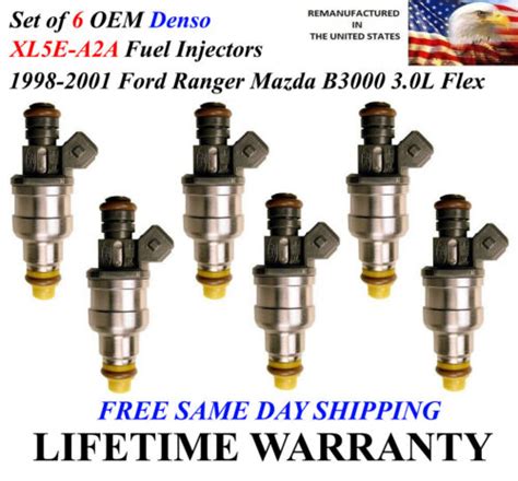 Upgraded Set X Genuine Bosch Fuel Injectors For Ford Ranger