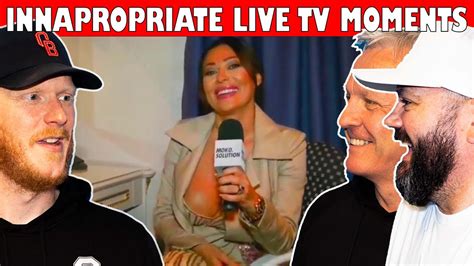 Inappropriate Live Tv Moments Office Blokes React Youtube