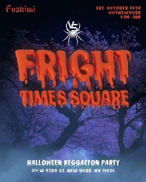 Tickets for Fright Halloween Party Times Square in New York from V5 Group