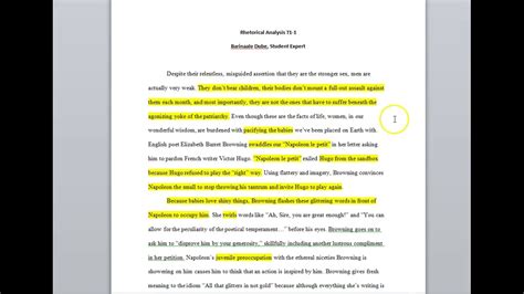 Rhetorical Essay Definition How To Start A Rhetorical Analysis Essay