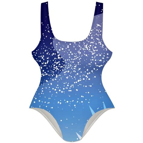 Ownsummer Japan Milky Way And Bamboo Leave Blue Pattern Stylish One