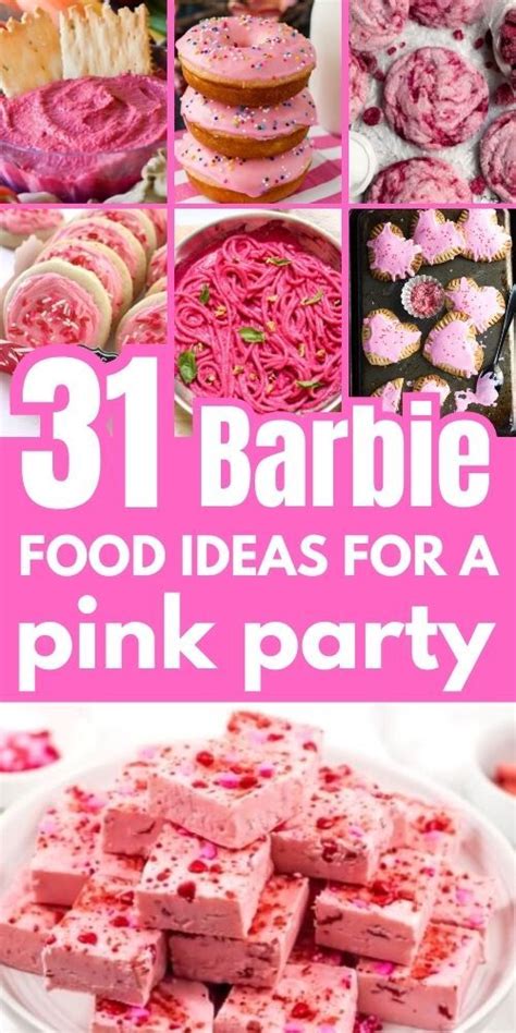 51 Best Pink Party Food Ideas Savory And Sweet Rezept Barbie