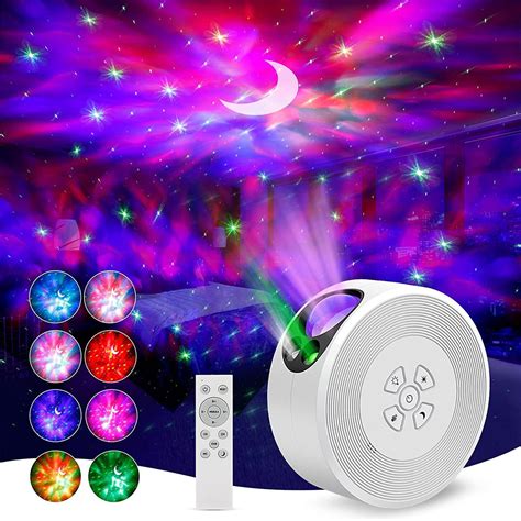 Starry Sky Projector Light Led Moon With Colorful Projector Platform