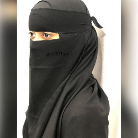 niqab muslim hijab saudi   layers islamic face cover veil burqa