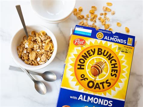 Mega Size Boxes Of Post Honey Bunches Of Oats Cereal As Low As At