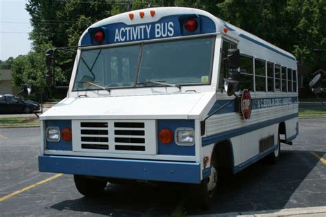 1995 2000 Blue Bird Mini Bird Activity Bus On Chevrolet P30